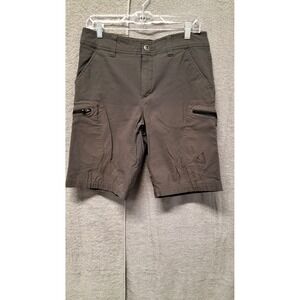 Gerry Mens Cargo Shorts Gray Size 32 Outdoor Hiking Zipper Pockets Casual